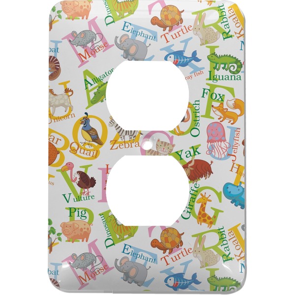 Custom Animal Alphabet Electric Outlet Plate