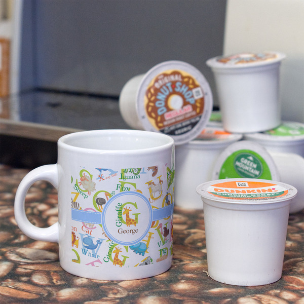 Animal Alphabet Espresso Cup - Single Lifestyle