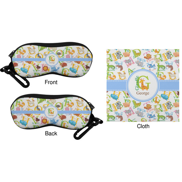 Animal Alphabet Eyeglass Case & Cloth (Approval)