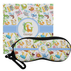 Animal Alphabet Eyeglass Case & Cloth (Personalized)