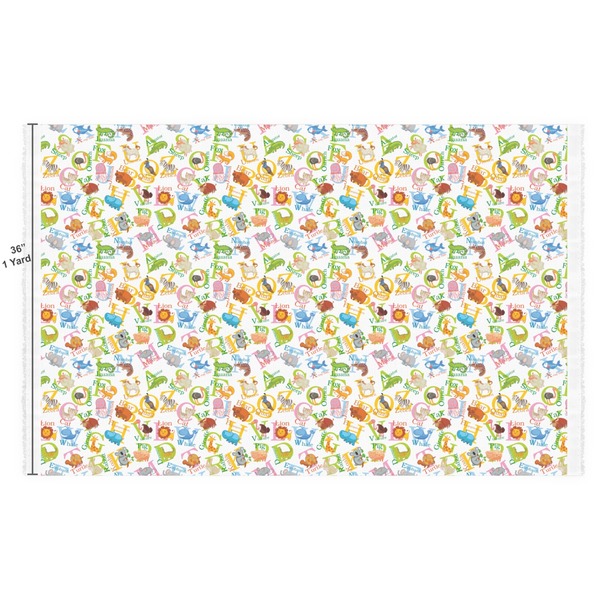 Animal Alphabet Fabric Full Yard