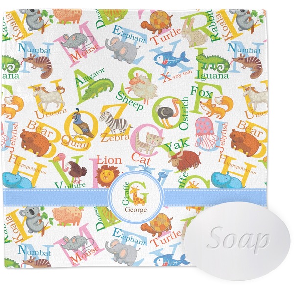 Animal Alphabet Wash Cloth with soap