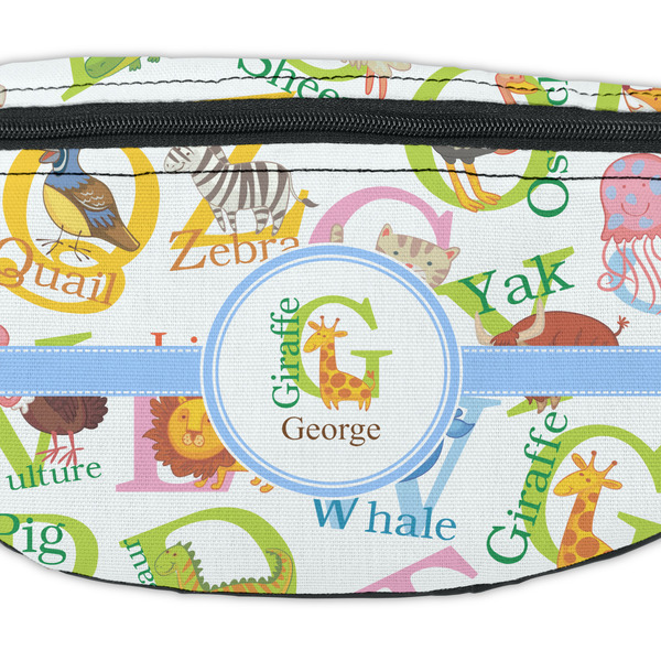 Animal Alphabet Fanny Pack - Closeup
