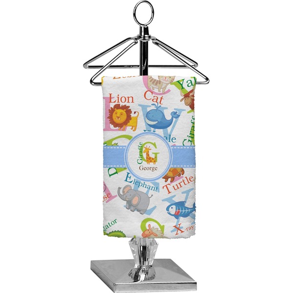 Custom Animal Alphabet Finger Tip Towel - Full Print (Personalized)