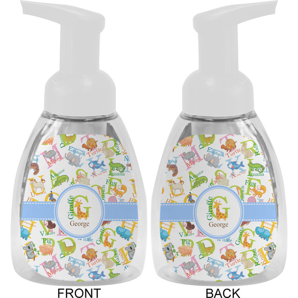 Animal Alphabet Foam Soap Bottle Approval - White