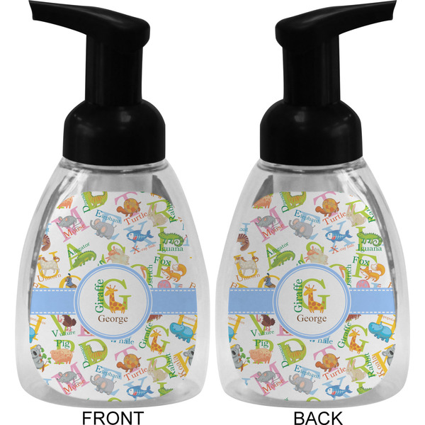 Animal Alphabet Foam Soap Bottle (Front & Back)