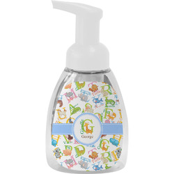Animal Alphabet Foam Soap Bottle - White (Personalized)
