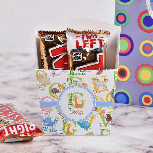 Animal Alphabet French Fry Favor Box - w/ Treats View
