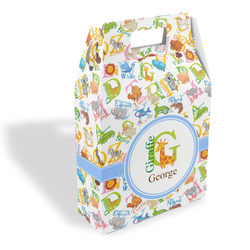 Animal Alphabet Gable Favor Box (Personalized)