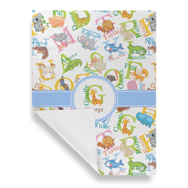 Animal Alphabet Garden Flags - Large - Single Sided - FRONT FOLDED