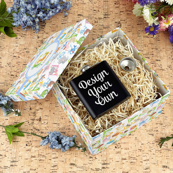 Animal Alphabet Gift Boxes with Lid - Canvas Wrapped - Large - In Context