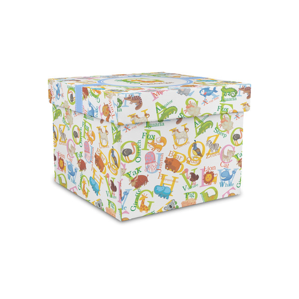 Animal Alphabet Gift Boxes with Lid - Canvas Wrapped - Small - Front/Main