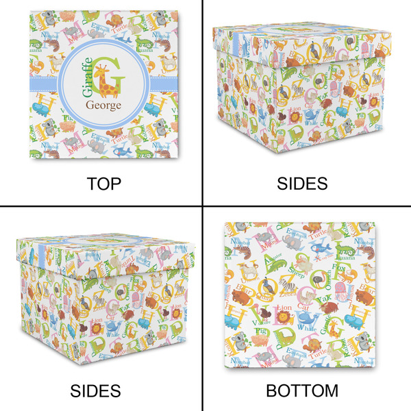 Animal Alphabet Gift Boxes with Lid - Canvas Wrapped - XX-Large - Approval