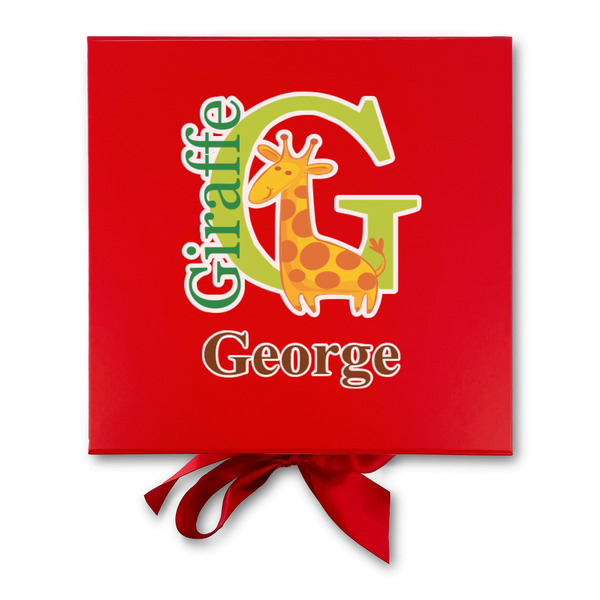 Animal Alphabet Gift Boxes with Magnetic Lid - Red - Approval