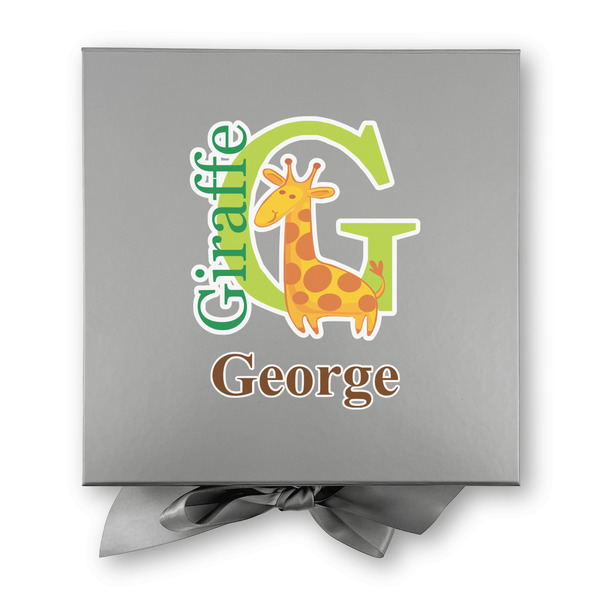 Animal Alphabet Gift Boxes with Magnetic Lid - Silver - Approval