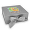 Animal Alphabet Gift Boxes with Magnetic Lid - Silver - Front