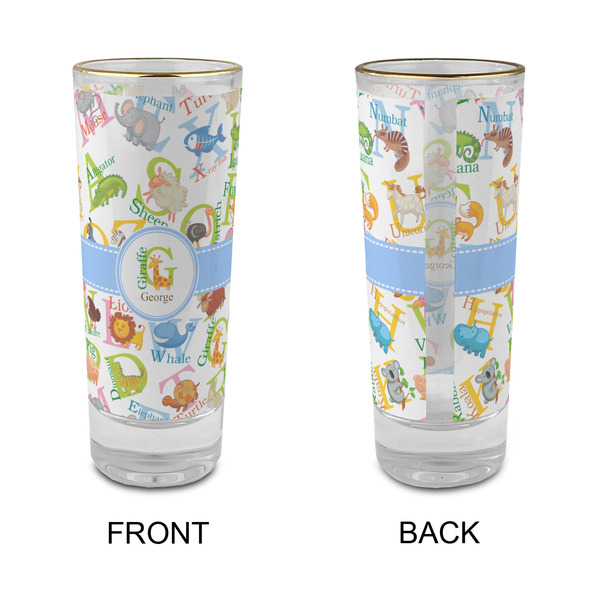 Animal Alphabet Glass Shot Glass - 2 oz - Single - APPROVAL