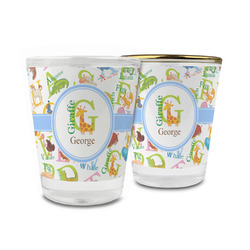 Animal Alphabet Glass Shot Glass - 1.5 oz (Personalized)