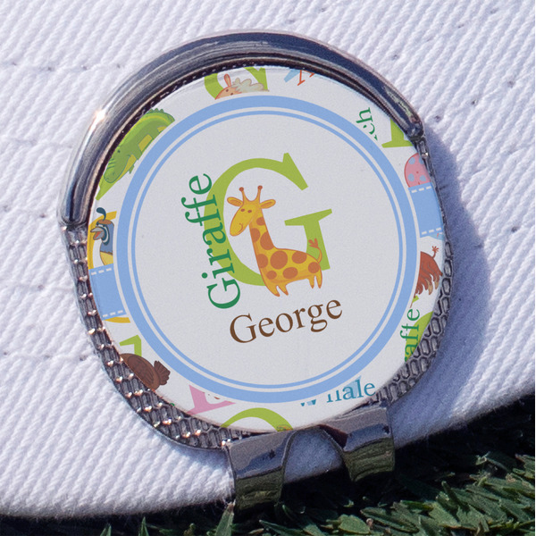 Custom Animal Alphabet Golf Ball Marker - Hat Clip