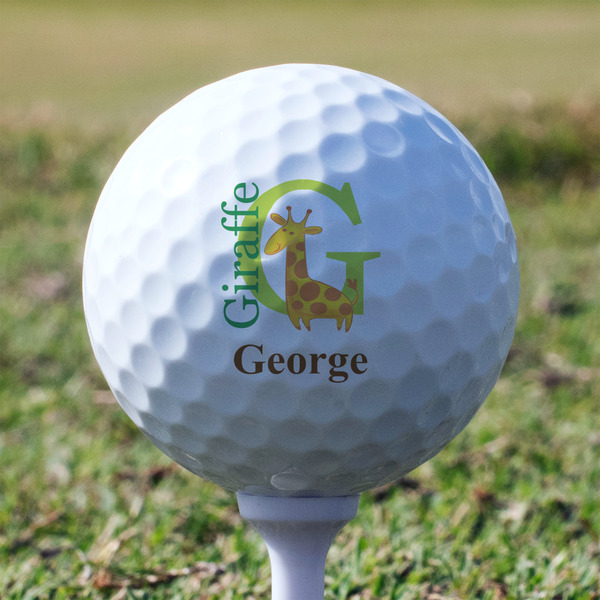 Animal Alphabet Golf Ball - Non-Branded - Tee