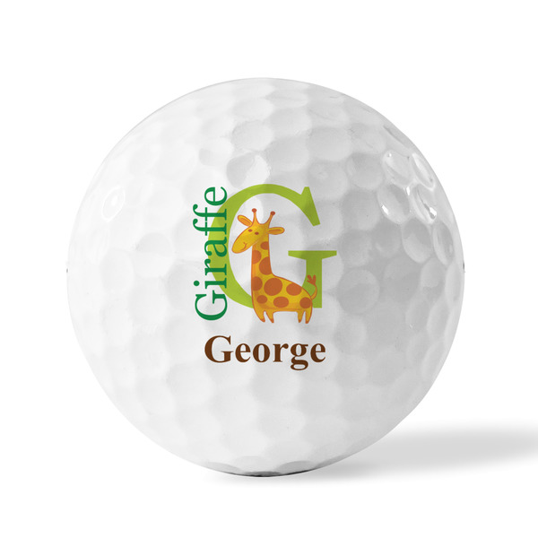 Animal Alphabet Golf Balls - Generic - Set of 12 - FRONT