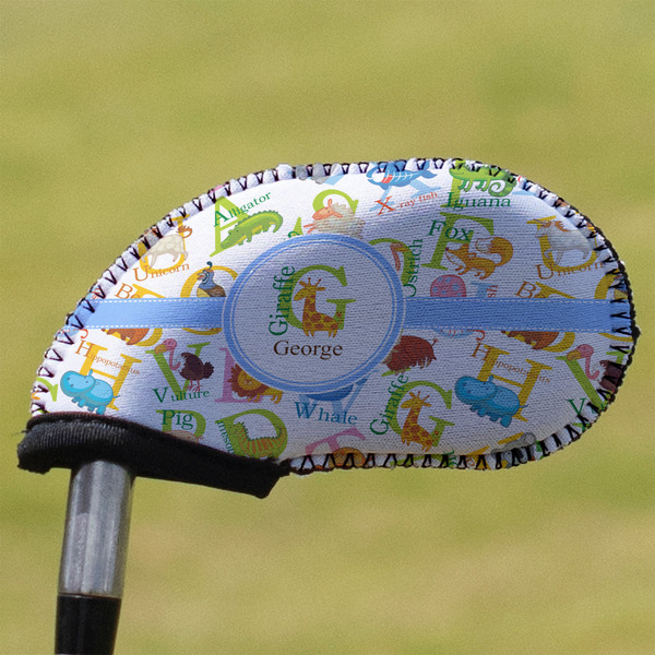 Custom Animal Alphabet Golf Club Iron Cover - Single (Personalized)