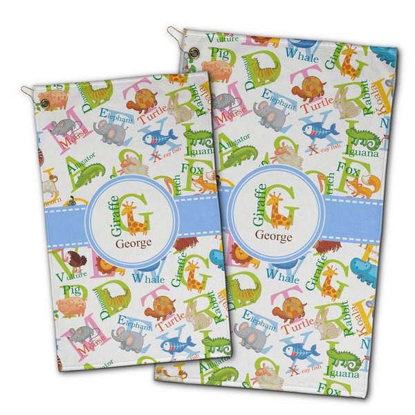 Animal Alphabet Golf Towel - PARENT (small and large)