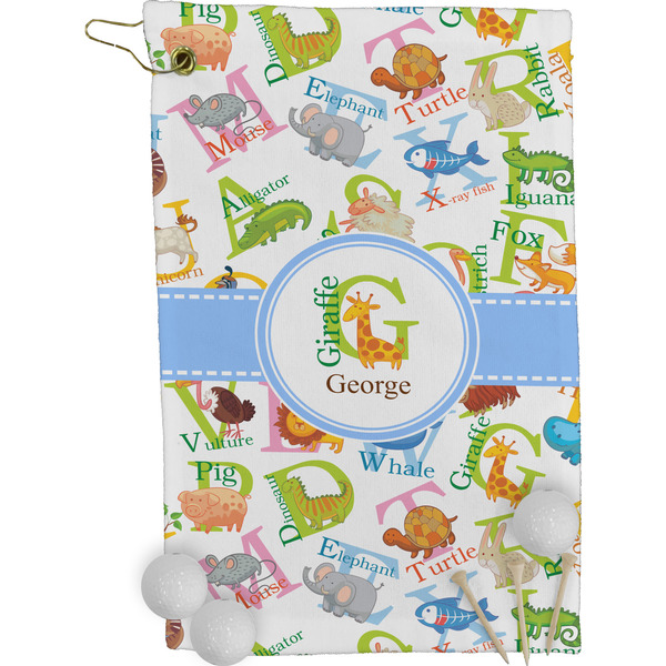 Animal Alphabet Golf Towel (Personalized)