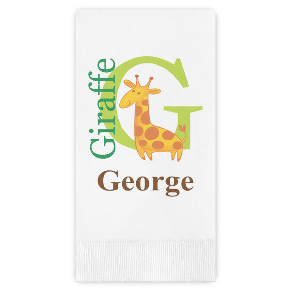 Custom Animal Alphabet Guest Towels - Full Color (Personalized)