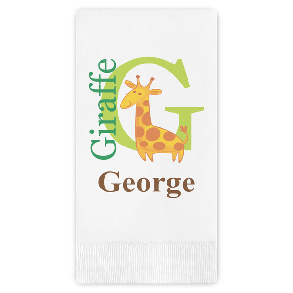 Custom Animal Alphabet Guest Paper Towels - Full Color (Personalized)