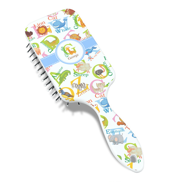 Animal Alphabet Hair Brush - Angle View