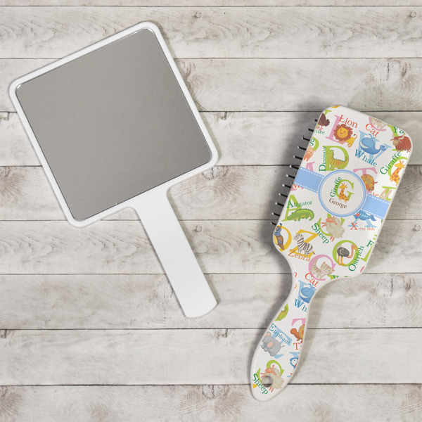 Animal Alphabet Hair Brush - In Context