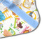 Animal Alphabet Hooded Baby Towel- Detail Corner