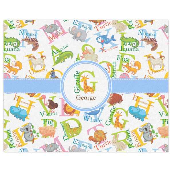 Animal Alphabet Indoor / Outdoor Rug - 8'x10' - Front Flat