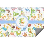 Animal Alphabet Indoor / Outdoor Rug - 6'x8' w/ Name or Text