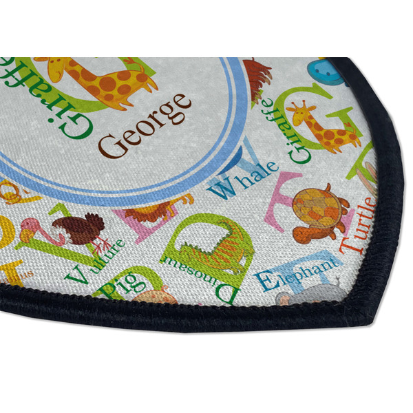 Animal Alphabet Iron on Shield 3 Detail