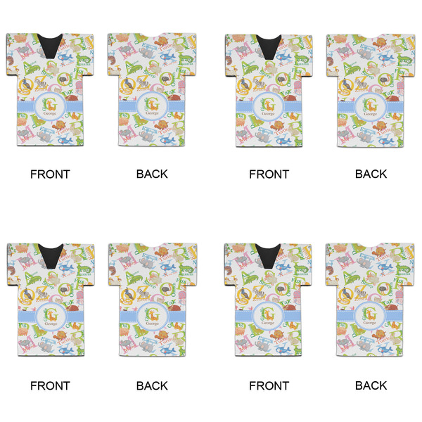 Animal Alphabet Jersey Bottle Cooler - Set of 4 - APPROVAL