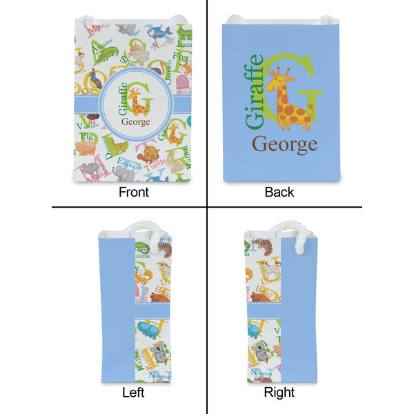 Animal Alphabet Jewelry Gift Bag - Matte - Approval