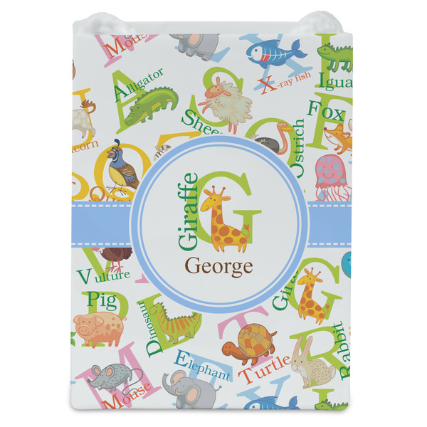 Animal Alphabet Jewelry Gift Bag - Matte - Front