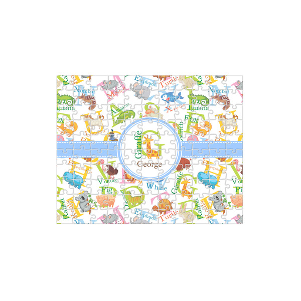 Custom Animal Alphabet 110 pc Jigsaw Puzzle (Personalized)