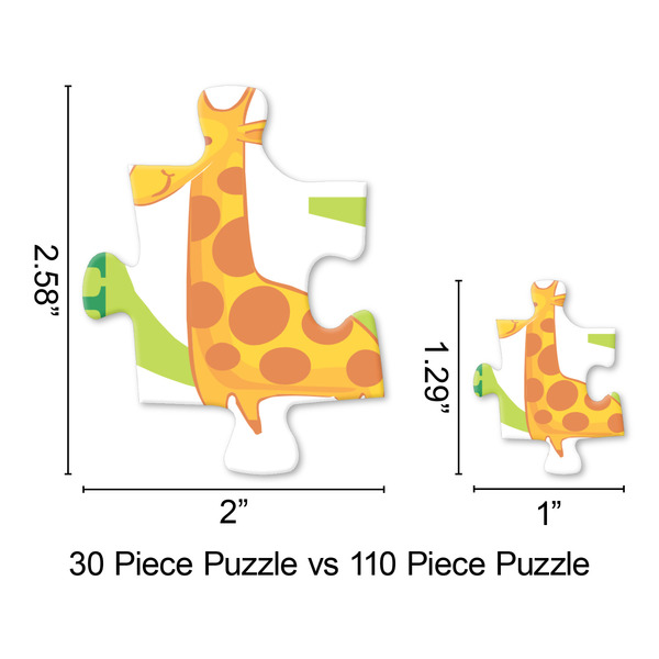 Animal Alphabet Jigsaw Puzzle - Piece Comparison