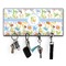 Animal Alphabet Key Hanger w/ 4 Hooks w/ Graphics and Text