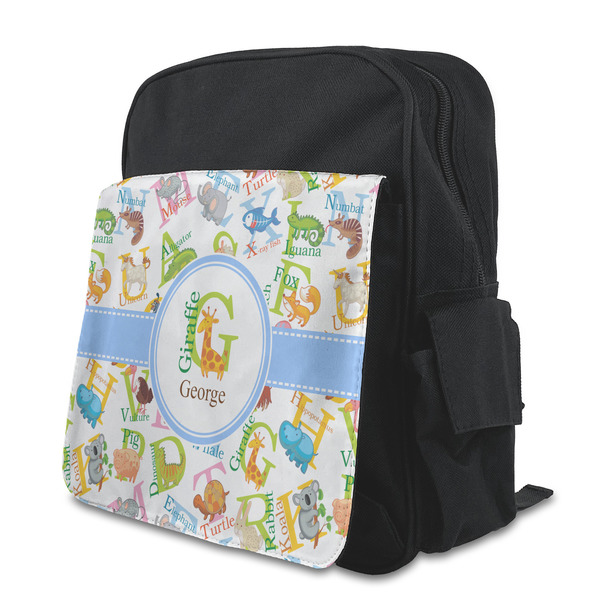 Custom Animal Alphabet Preschool Backpack (Personalized)