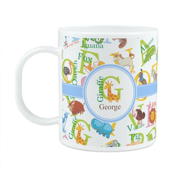 Custom Animal Alphabet Plastic Kids Mug (Personalized)