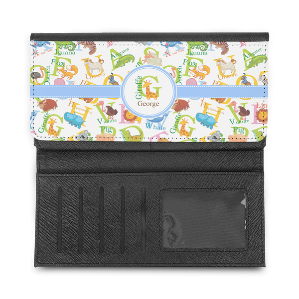 Animal Alphabet Ladies Wallet - Half Way Open