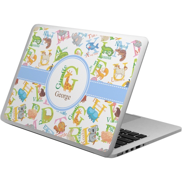 Custom Animal Alphabet Laptop Skin - Custom Sized (Personalized)
