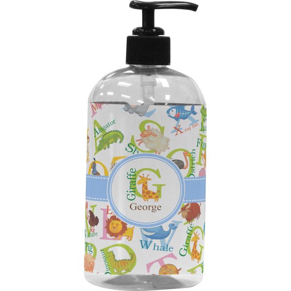 Custom Animal Alphabet Plastic Soap / Lotion Dispenser (Personalized)
