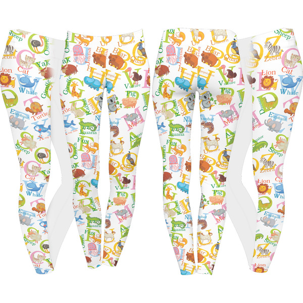 Animal Alphabet Leggings Turn Around - Apvl