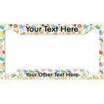 Animal Alphabet License Plate Frame (Personalized)
