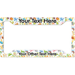 Animal Alphabet License Plate Frame (Personalized)